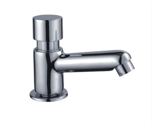 Badezimmer Zeitverzögerung Wasserhahn Kupfer Waschbecken Single Kaltwasserhahn